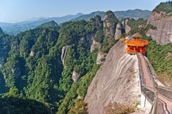 A picture of Ziyuan's Danxi Landform landscape